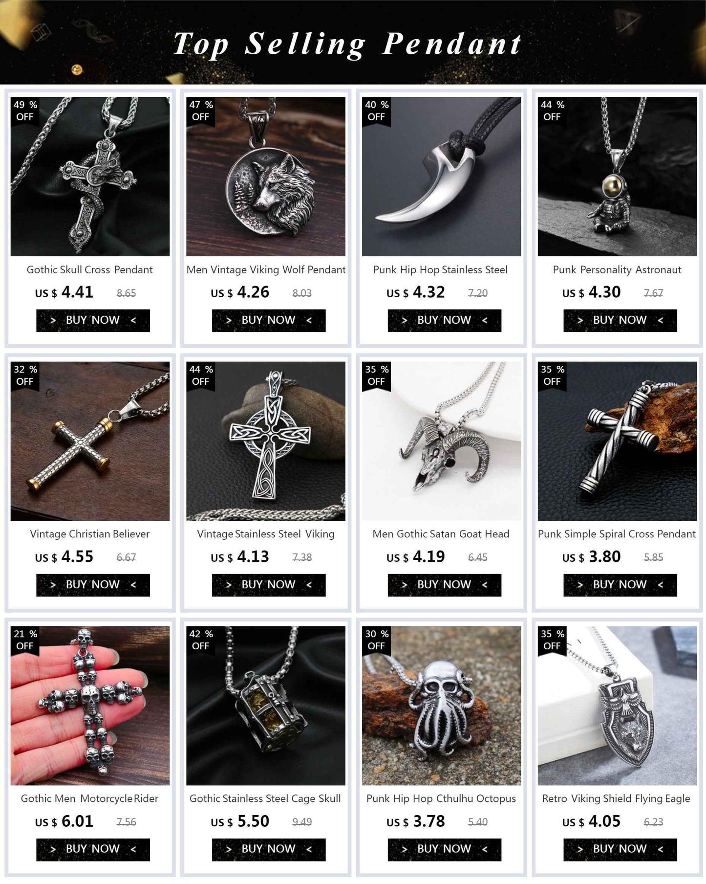 Stainless Steel Jason Mask Pendant Necklace – Horror-Inspired Biker Jewelry for Men, Halloween & Black Friday Gifts