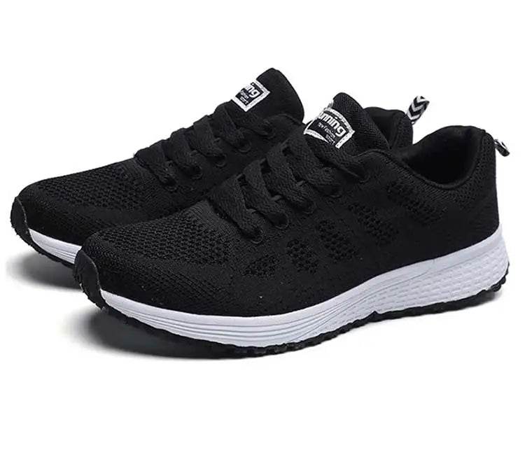 Women's Classic Sneakers - Casual Gym Sneakers for Women, White Vulcanize Shoes, Zapatillas Mujer - BON's