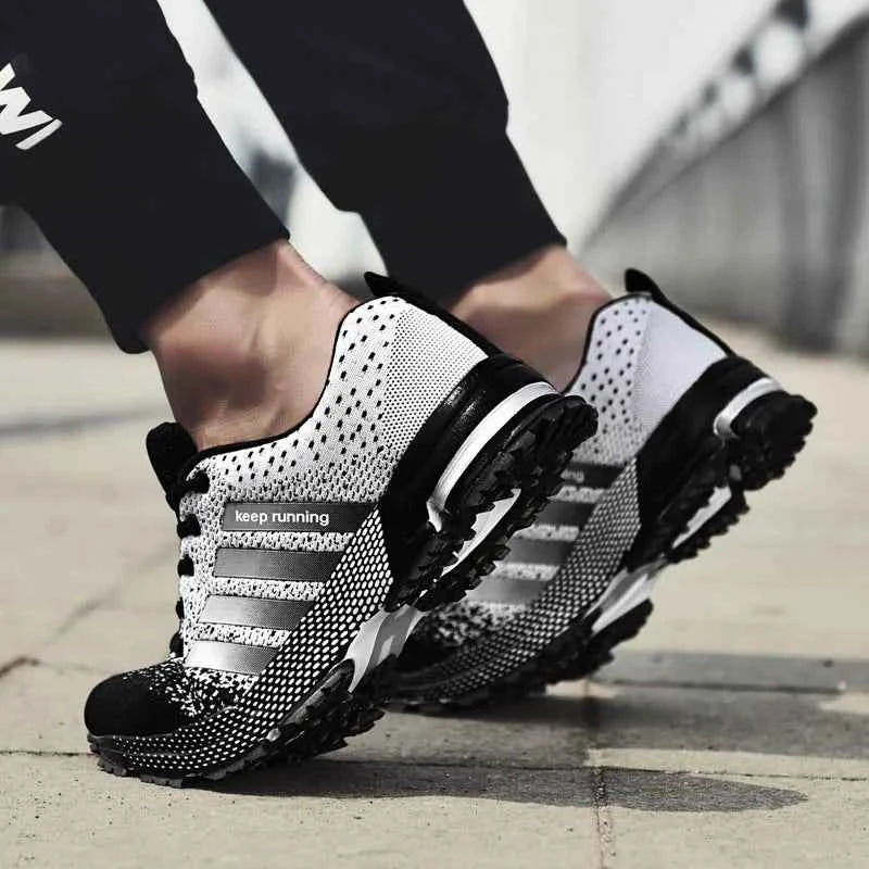 Breathable Running Sneakers – Non-Slip Gym, Walking & Casual Streetwear Shoes