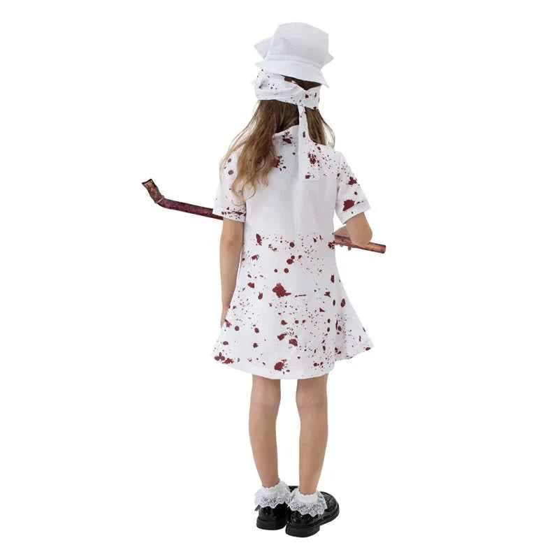 Zombie Doctor Costume for Boys β Scary Halloween Outfit with Long Sleeve Coat & Mask