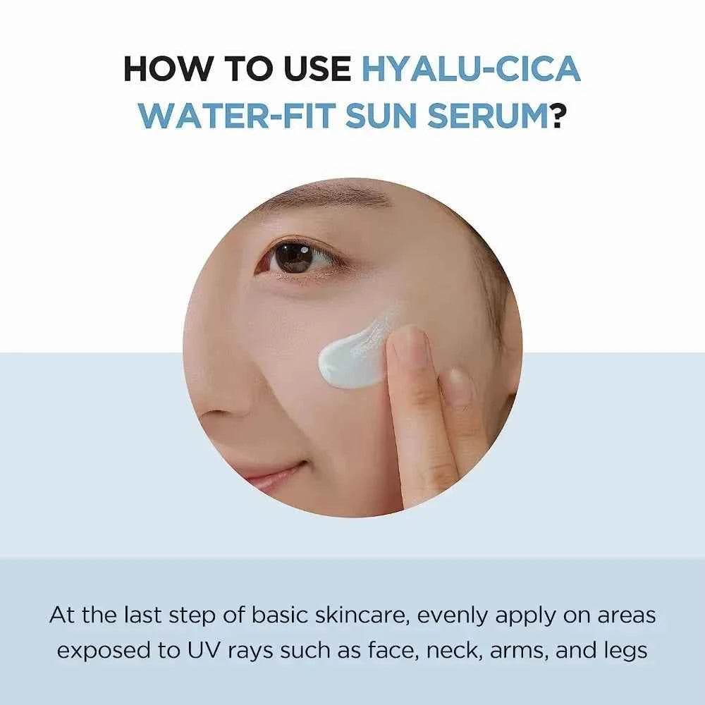 Skin1004 Centella Sun Serum SPF50+ with Hyaluronic Acid for Sensitive Skin and Effective UV Protection - BON's