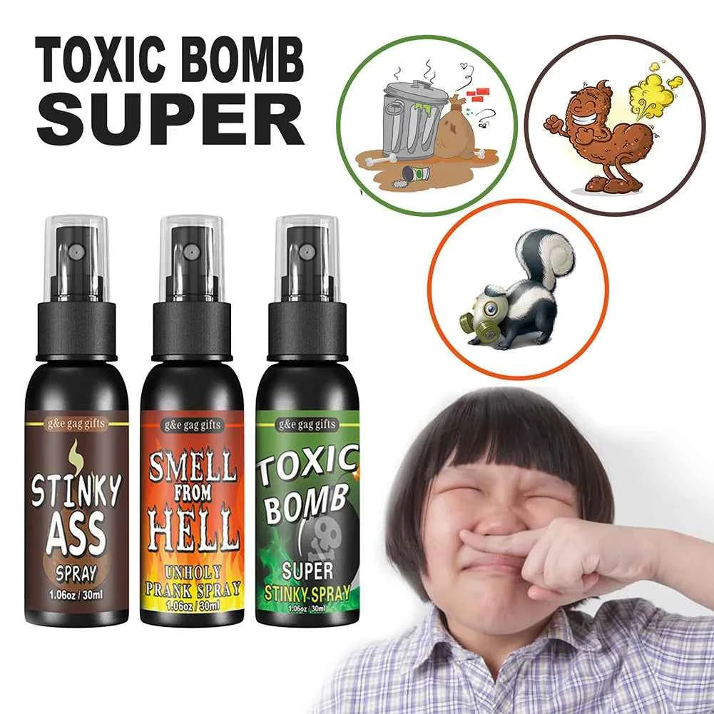 30ml Stinky Fart Gag Spray – Non-Toxic Prank Toy for Halloween, Parties & Kids’ Jokes
