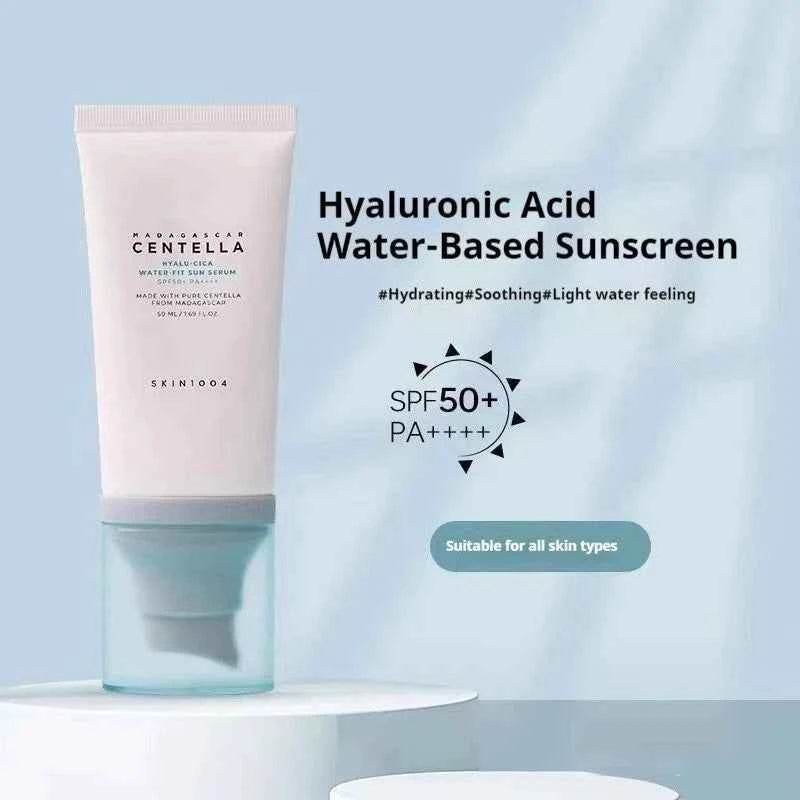 Skin1004 Centella Sun Serum SPF50+ with Hyaluronic Acid for Sensitive Skin and Effective UV Protection - BON's