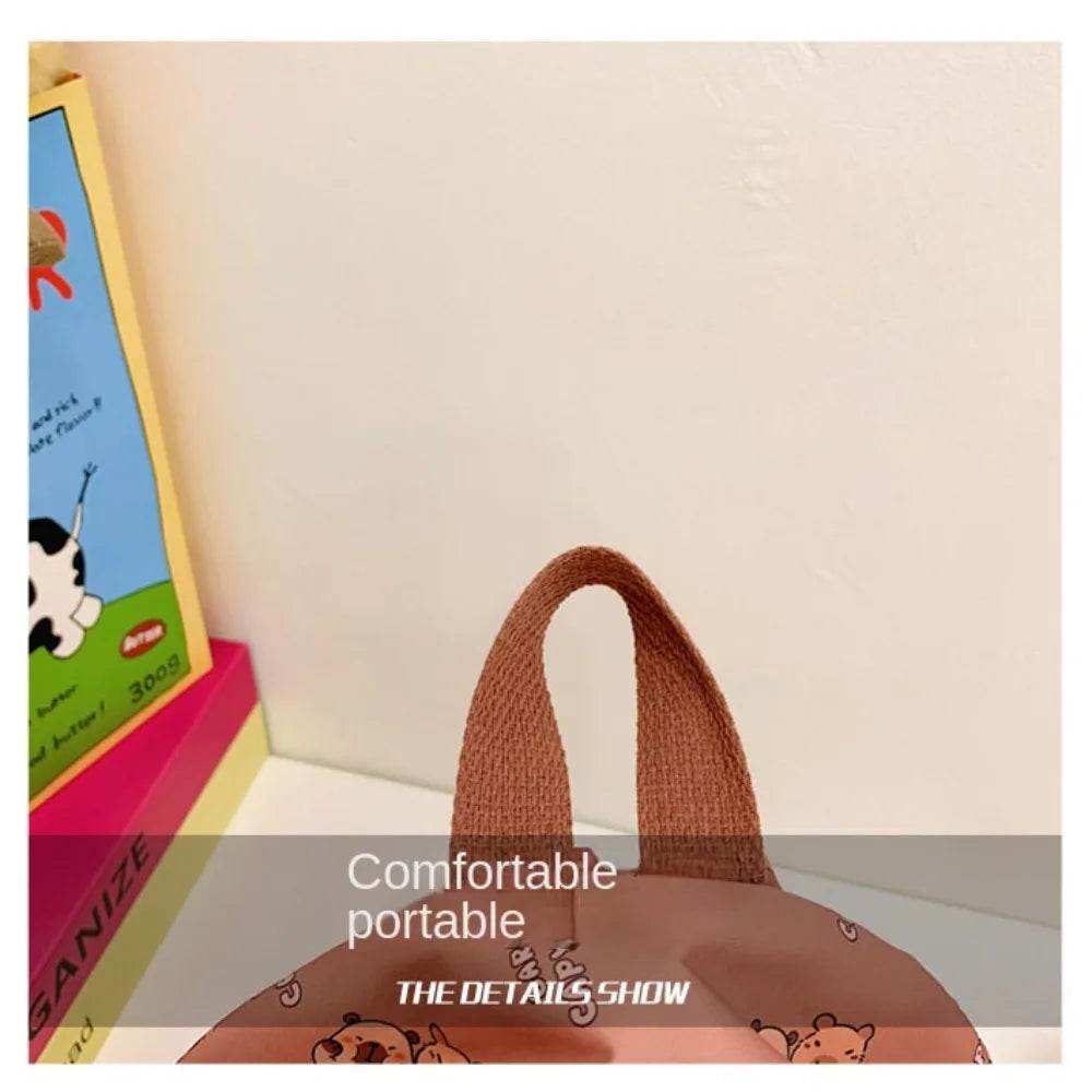 Capybara School Backpack - Cute Large Student Schoolbag - BON's