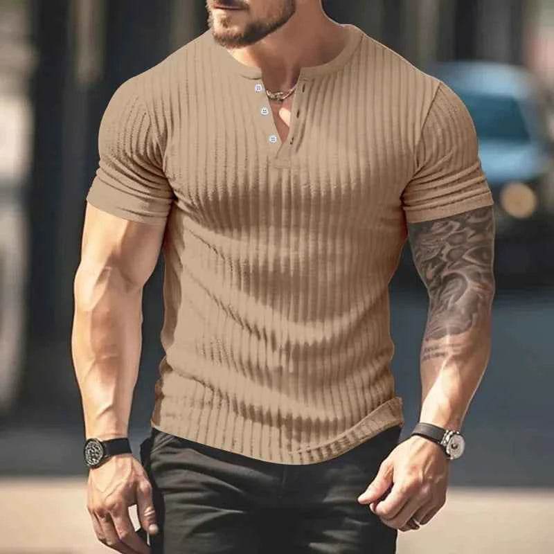 Summer knit T-shirt, Europe & US style - BON's
