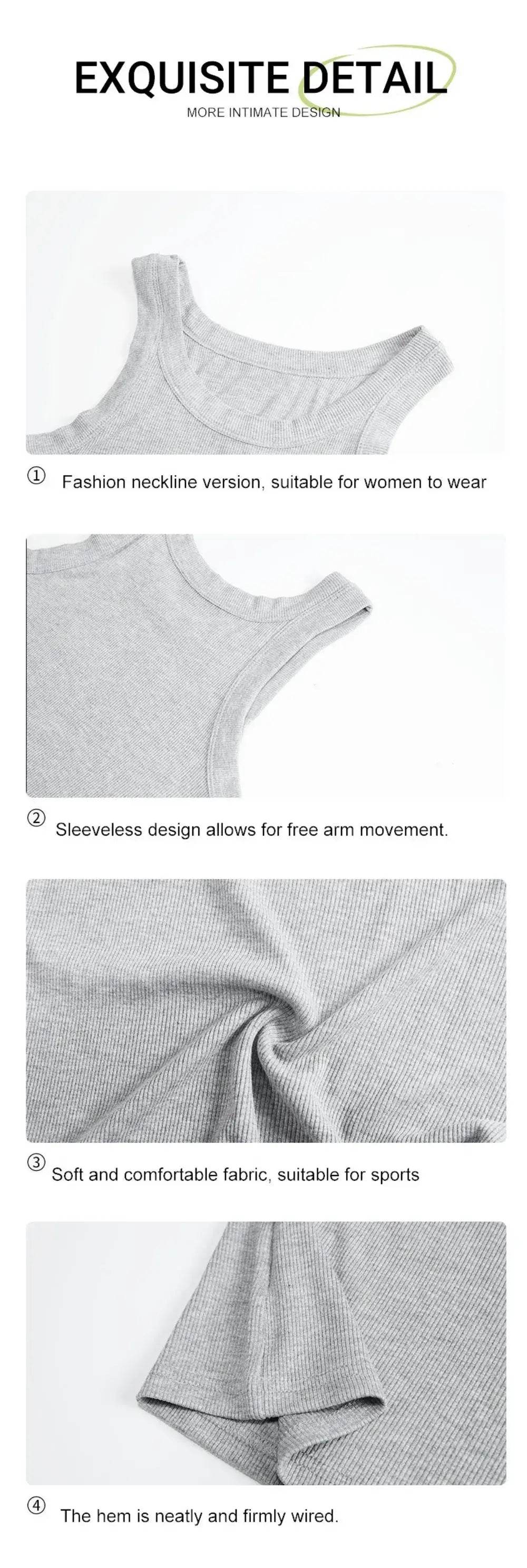 California Tank Top for Women - Sleeveless Ribbed Knit Vest for Casual Summer Street Style - BON's