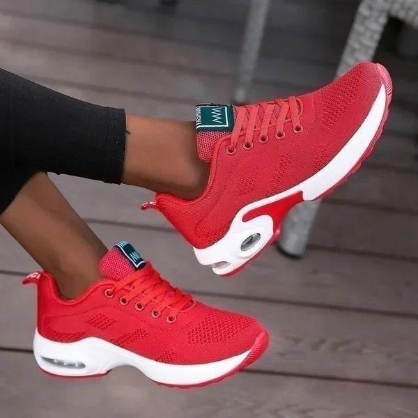 Women Platform Sneakers Shoes Mesh Breathable Running Shoes Chunky Summer Sports Tenis Shoes 2024 Luxury Vulcanize Shoes - BON's