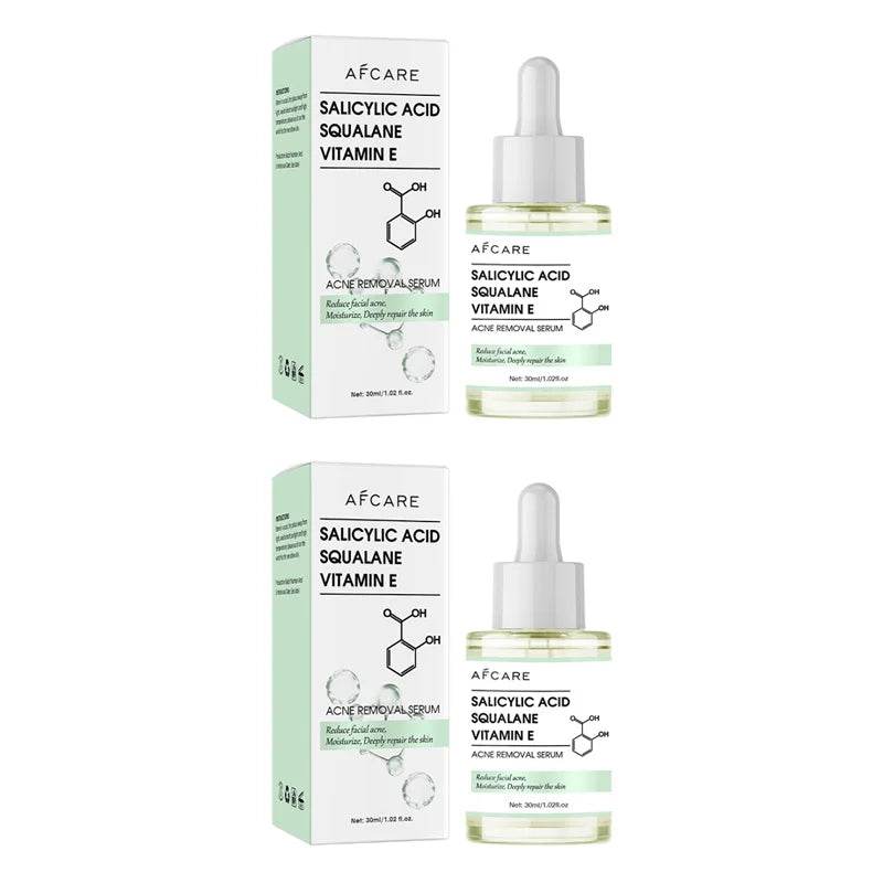 Anti-Acne Face Serum Salicylic Acid Acne Removing Essence Squalane Vitamin E Moisturizing Brightening Korean Skincare Products - BON's