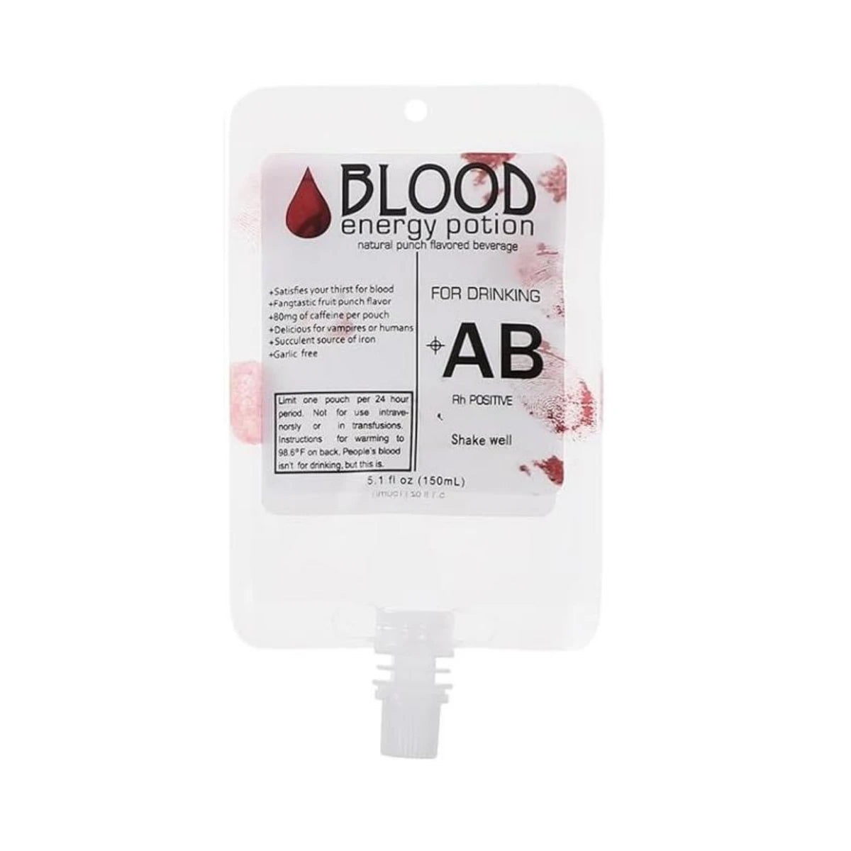 1Pcs Halloween Cosplay Drink Container Vampire Blood Pouch Props Zombie Beverage Drinks Bags Food Class PVC Water Bottle Decors
