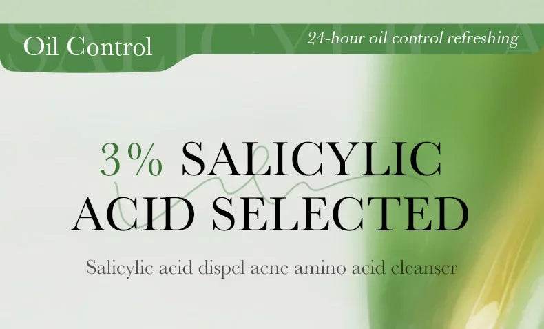 Salicylic Acid Cleanser - Hydrating Foam Face Wash for Moisturized Skin Care - BON's