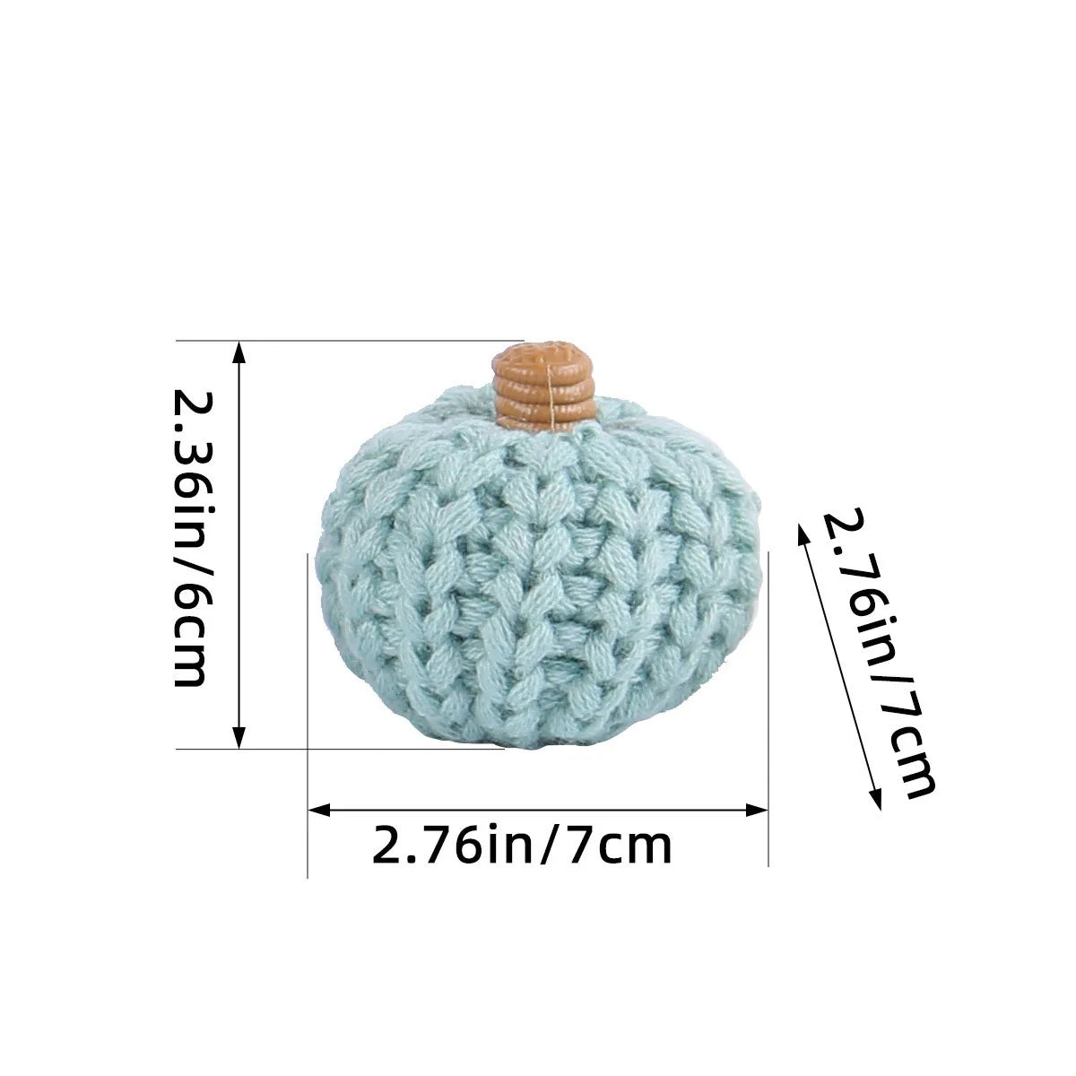 Artificial Pumpkin Artificial Crochet Pumpkin Hand Woven Pumpkin Mimi For Home Decoration Halloween Thanksgiving