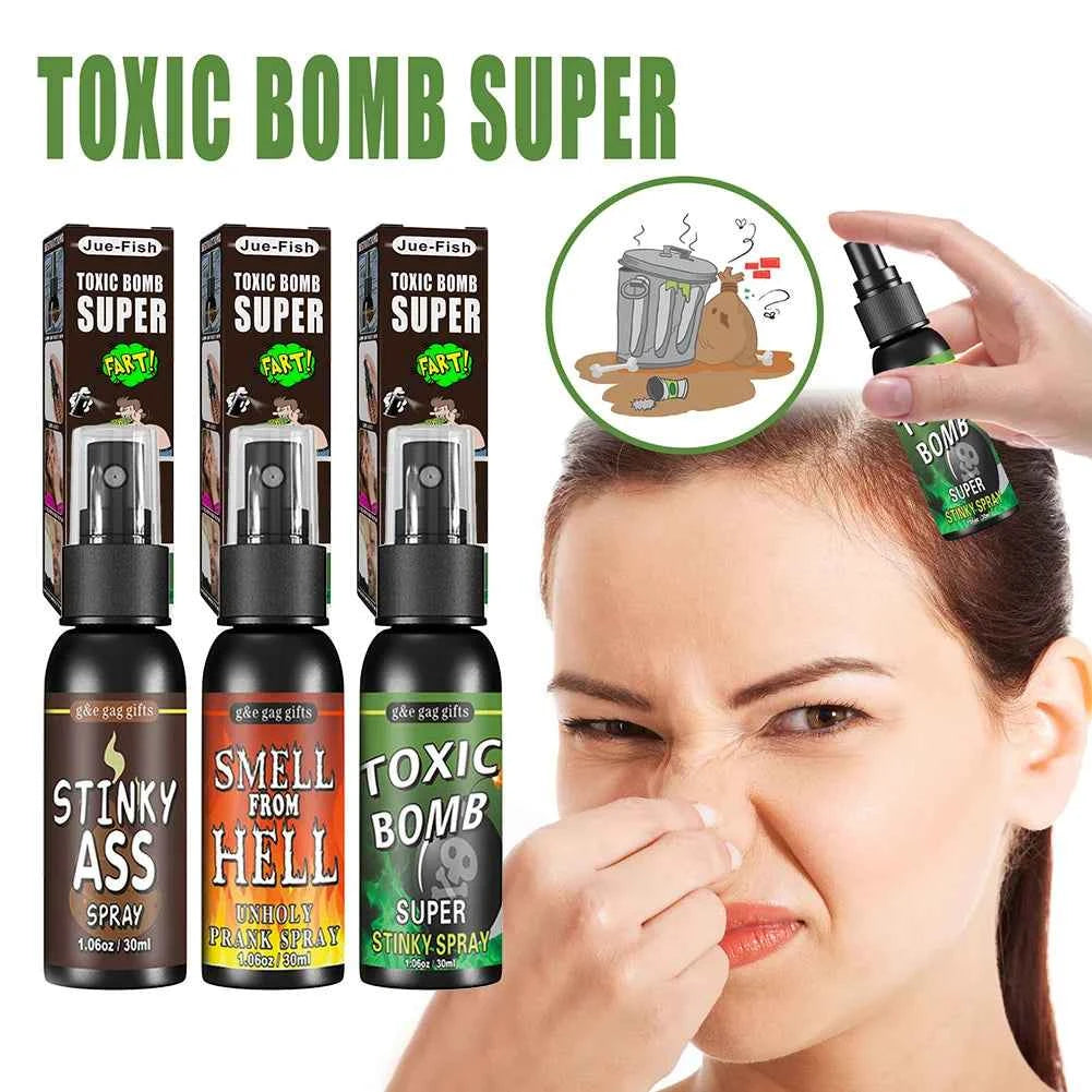 30ml Stinky Fart Gag Spray – Non-Toxic Prank Toy for Halloween, Parties & Kids’ Jokes