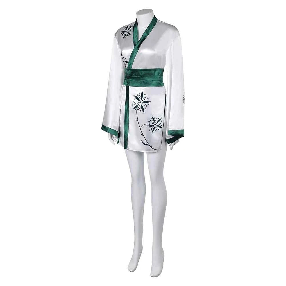 Anni-Frid Cosplay Kimono Agnetha Roleplay Retro Sleepwear Cloak Outfit Costume Halloween Party Fantasy Suit Bathrobe