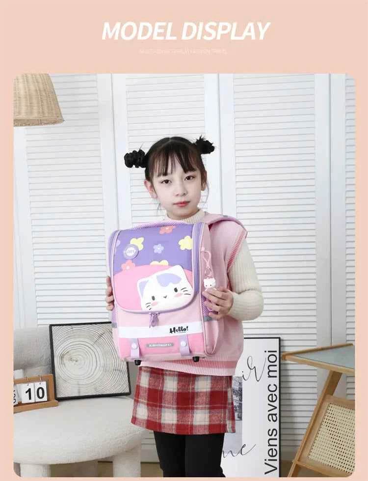 Kids Cartoon Backpack Large Waterproof Schoolbag - BON's