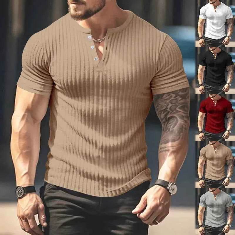 Summer knit T-shirt, Europe & US style - BON's