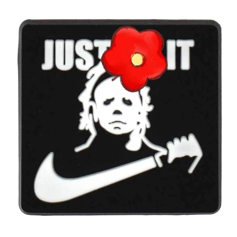 Halloween Horror Movie Shoe Charm – PVC Accessory for Classic Clogs, DIY Decoration & Kids’ Xmas Gifts