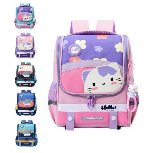 Kids Cartoon Backpack Large Waterproof Schoolbag - BON's