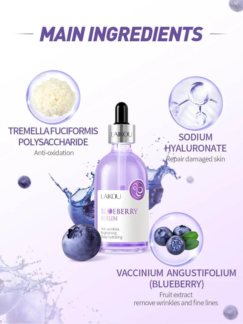 100ml LAIKOU Sakura Vitamin C Serum - Moisturizing, Firming, Brightening Face Essence for Glowing Skin - BON's