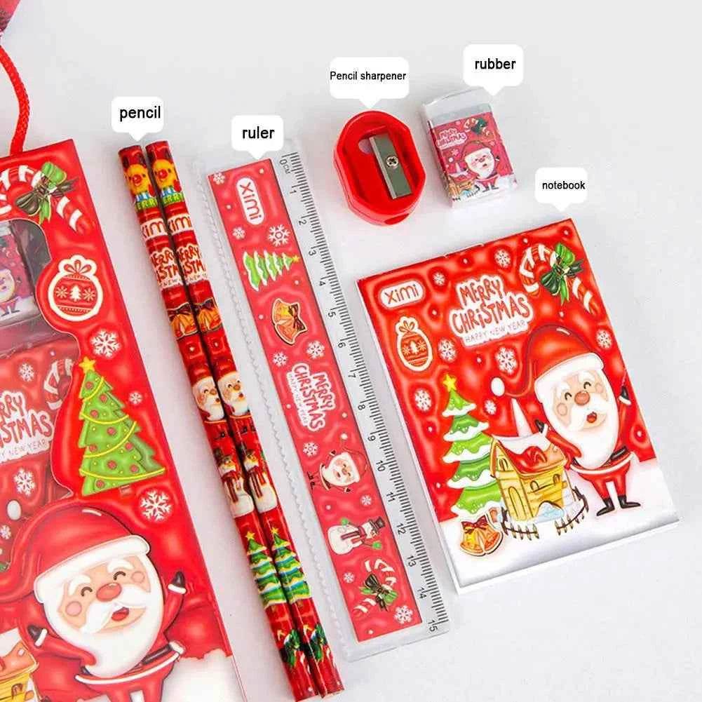Cute Cartoon Stationery Set - 6-Piece Student Supplies - BON's