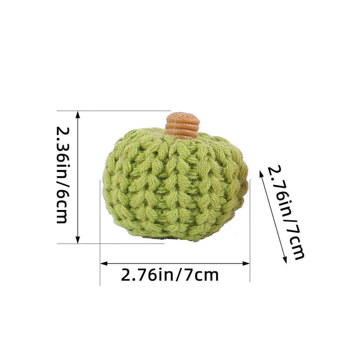 Artificial Pumpkin Artificial Crochet Pumpkin Hand Woven Pumpkin Mimi For Home Decoration Halloween Thanksgiving
