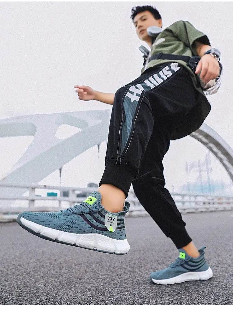 Breathable Running Shoes Unisex Comfortable Casual Sneakers Lightweight Fashion Sports Tenis Masculino - BON's