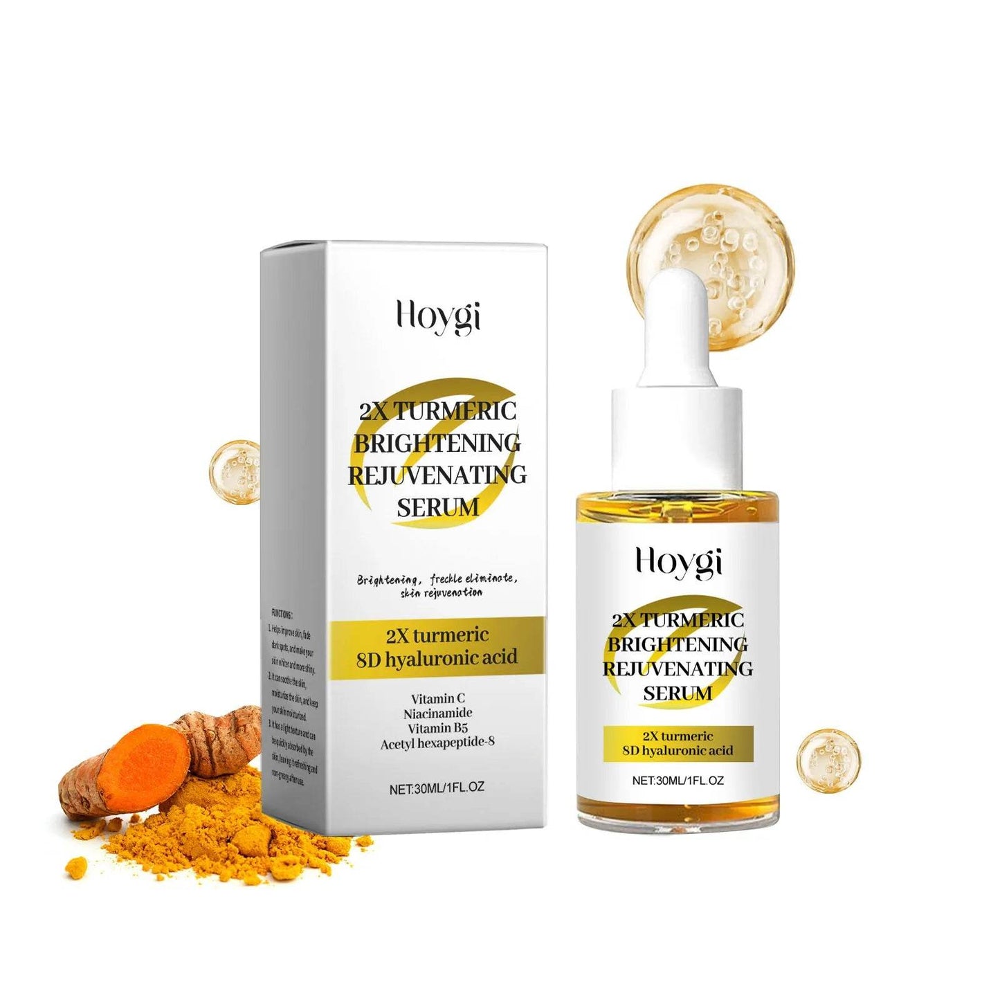 Turmeric Dark Spot Remover Exfoliating Cleansing Pads for Oil Control and Brightening Skin Care - BON's