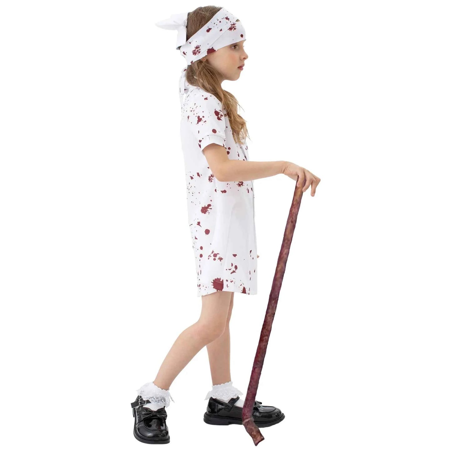 Zombie Doctor Costume for Boys β Scary Halloween Outfit with Long Sleeve Coat & Mask