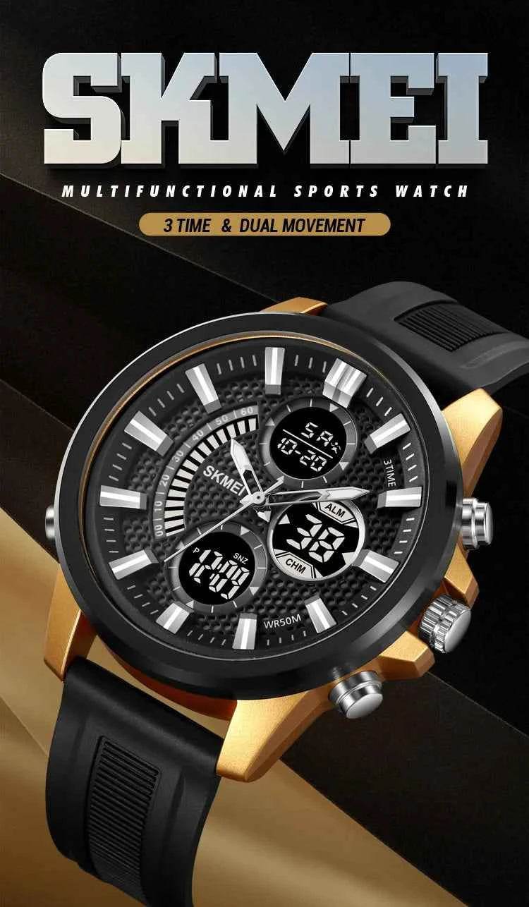 SKMEI Men's Digital Sport Watch - Waterproof, Chrono, Alarm - BON's