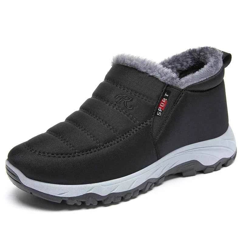 Women's Waterproof Snow Boots - Suede Winter Short Boots for Warmth and Comfort, Free Shipping - BON's