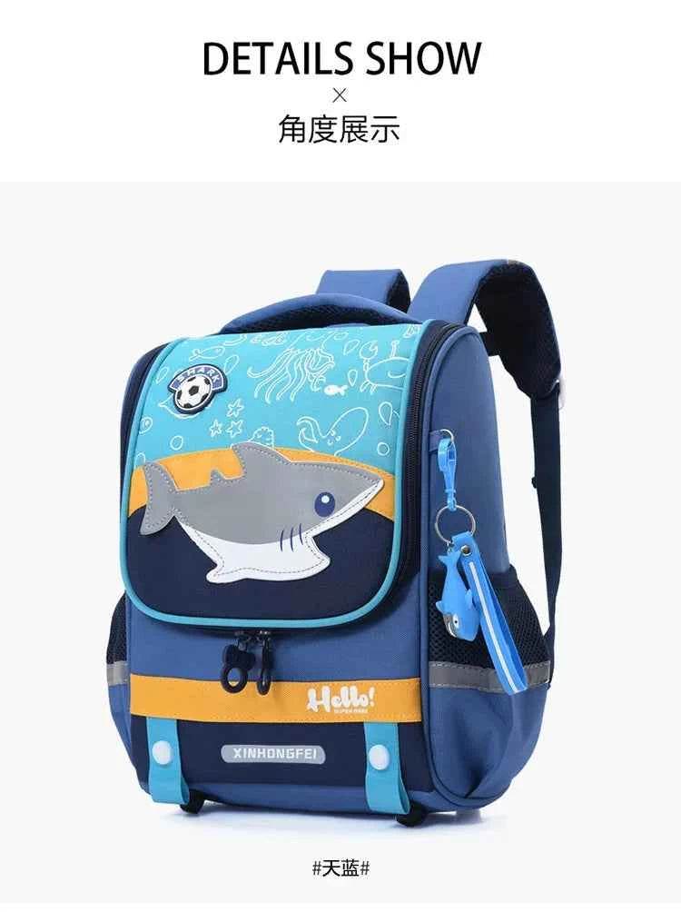 Kids Cartoon Backpack Large Waterproof Schoolbag - BON's