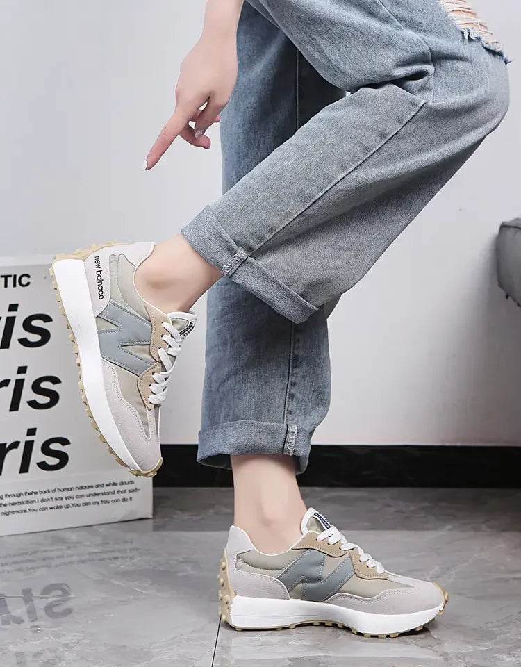 Women Luxury Sneakers - 2025 New Solid Color Knitted Slip-On Casual Breathable Ballet Flats and Loafers - BON's