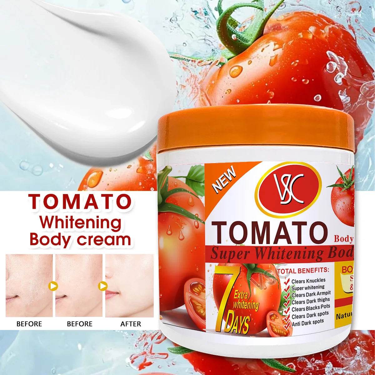 Turmeric Body Lotion for Brightening and Hydrating Skin - Moisturizer Body Cream and Face Cream - BON's