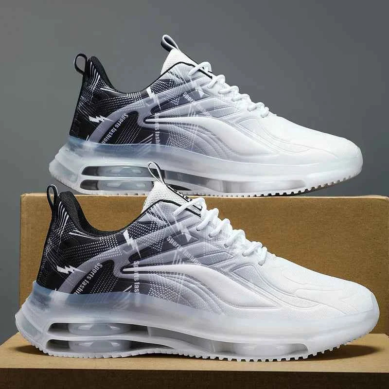 Men’s Air-Cushioned Basketball Sneakers – Breathable, Non-Slip & Shock-Absorbing for Outdoor Play
