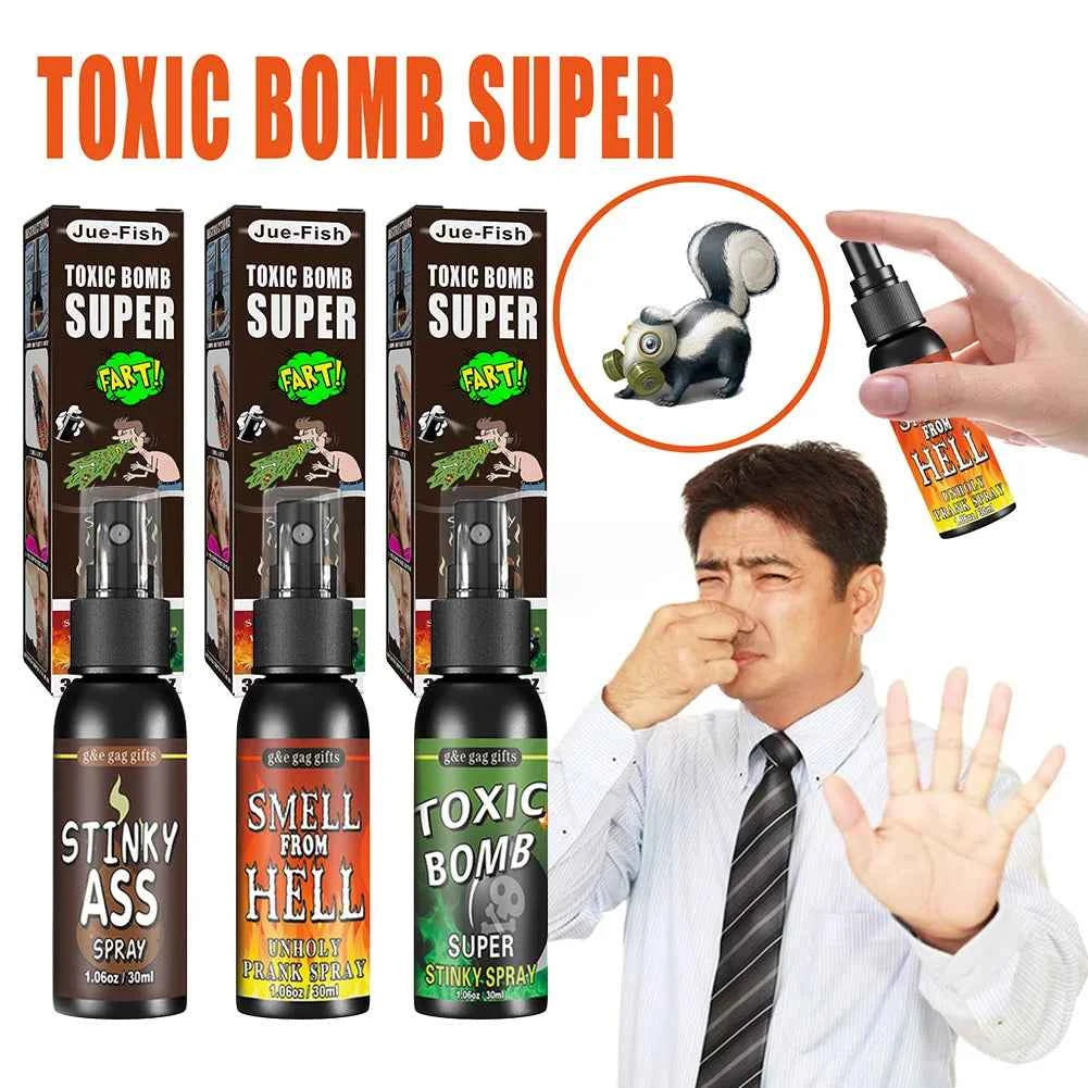 30ml Stinky Fart Gag Spray – Non-Toxic Prank Toy for Halloween, Parties & Kids’ Jokes
