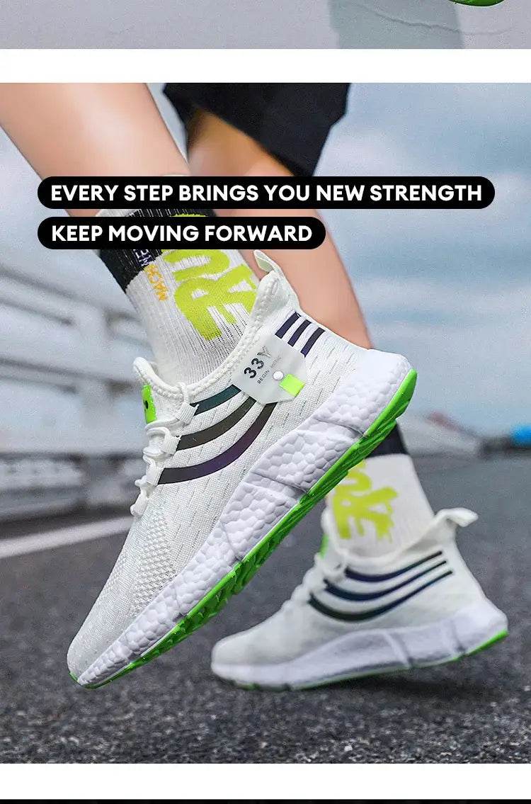Breathable Running Shoes Unisex Comfortable Casual Sneakers Lightweight Fashion Sports Tenis Masculino - BON's