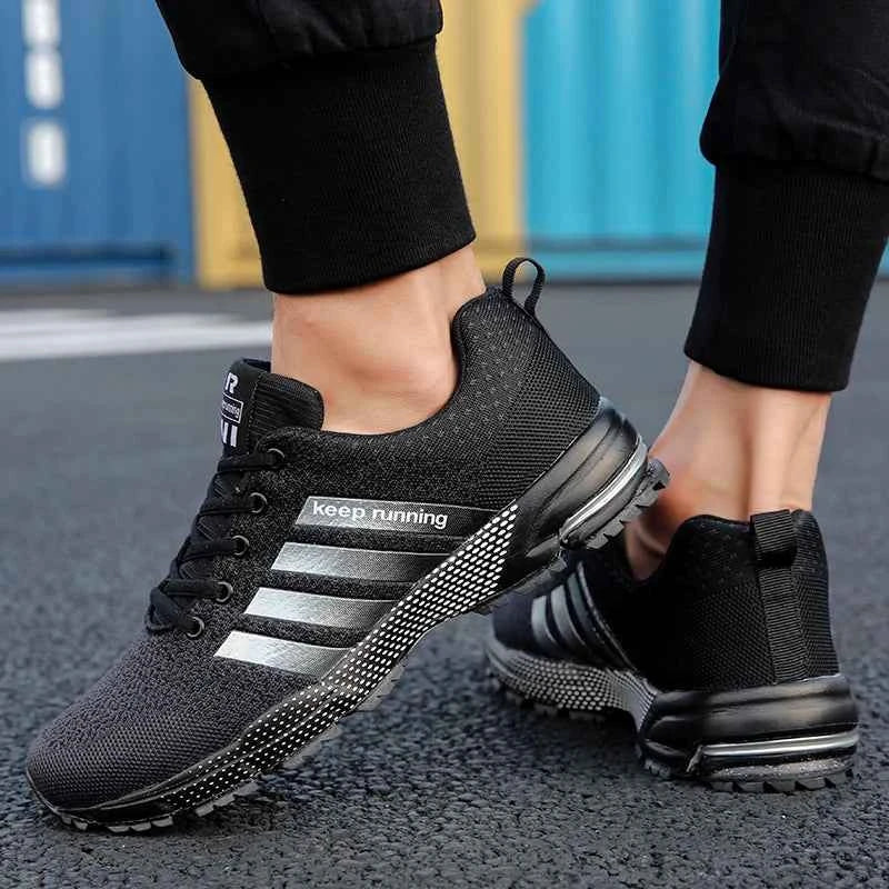 Breathable Running Sneakers – Non-Slip Gym, Walking & Casual Streetwear Shoes