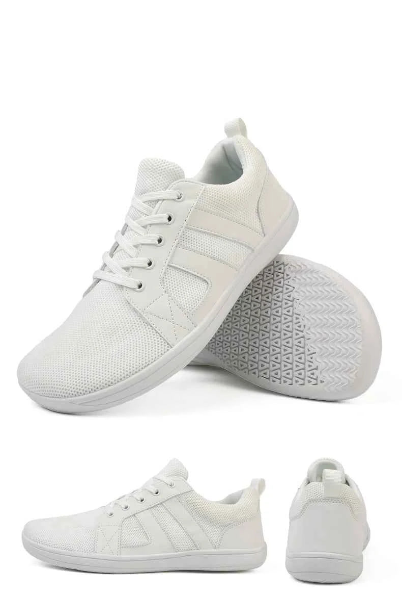 Wide-Toe Barefoot Sneakers – Breathable, Non-Slip Sports Shoes for Walking, Jogging & Everyday Style
