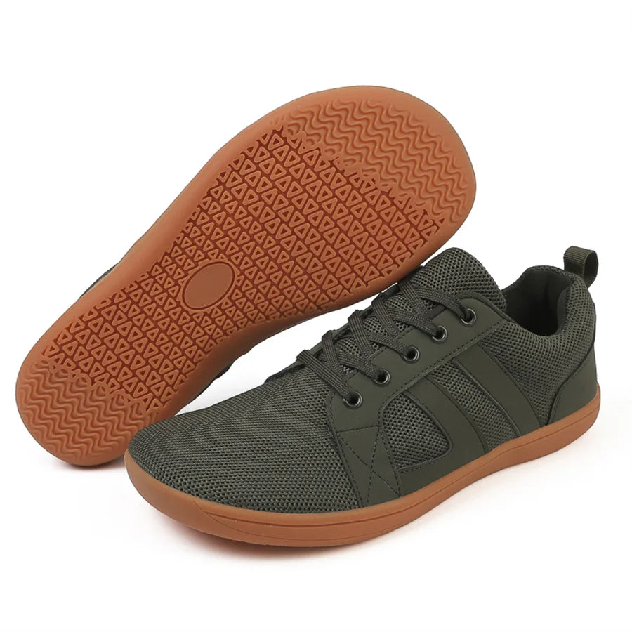 Wide-Toe Barefoot Sneakers – Breathable, Non-Slip Sports Shoes for Walking, Jogging & Everyday Style