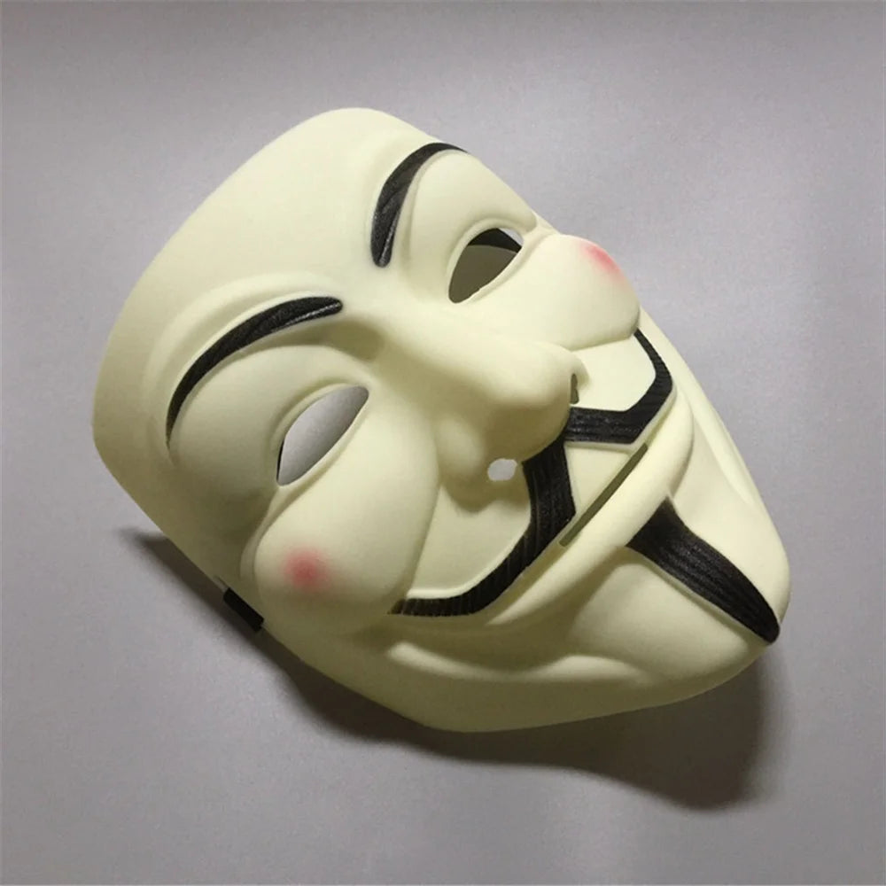 V for Vendetta Mask Anonymous Guy Fawkes Fancy Adult Costume Accessory Party Cosplay Halloween Masks