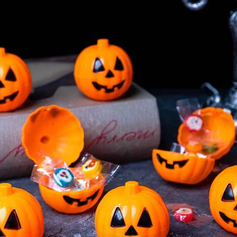 Pumpkin Storage Box Storage Case Gift Holder Props Snack Packaging Box Pumpkin-shaped Halloween Candy Box For 's Party
