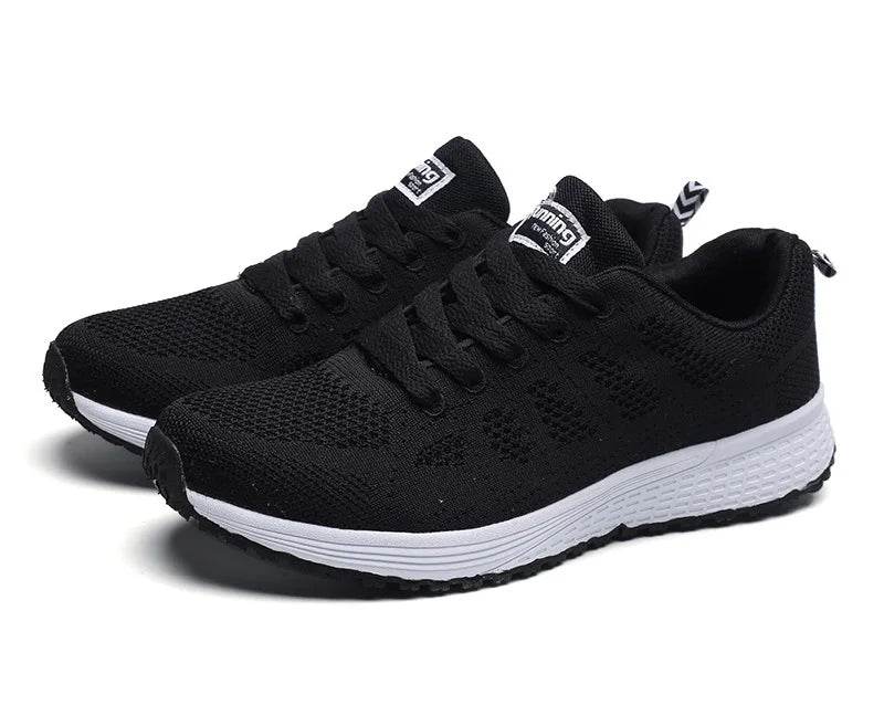 Women Breathable Casual Shoes - Fashion Mesh Flat Sneakers for Walking and Gym 2021 - BON's