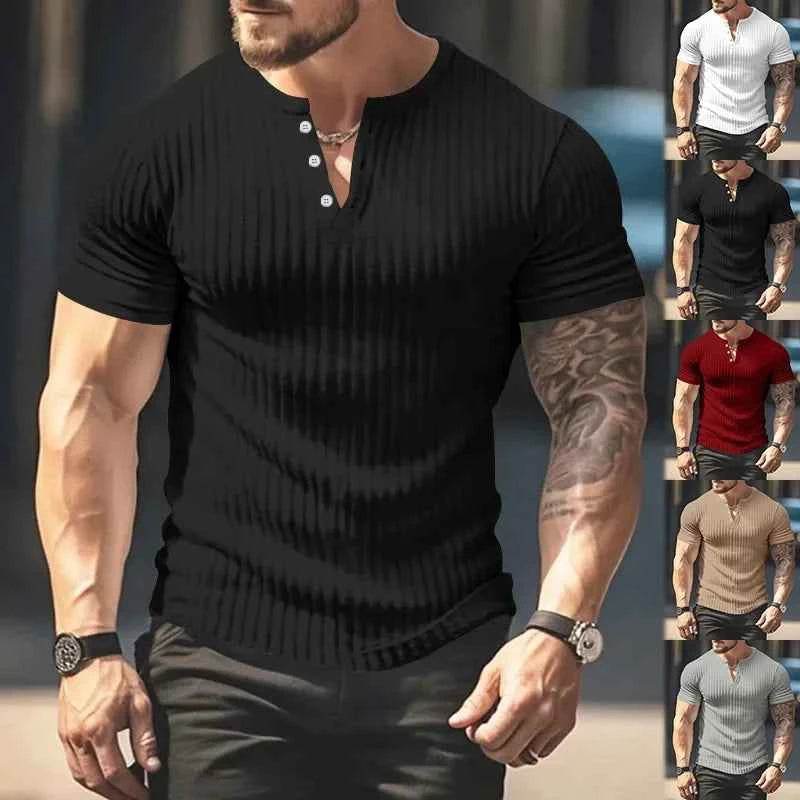 Summer knit T-shirt, Europe & US style - BON's