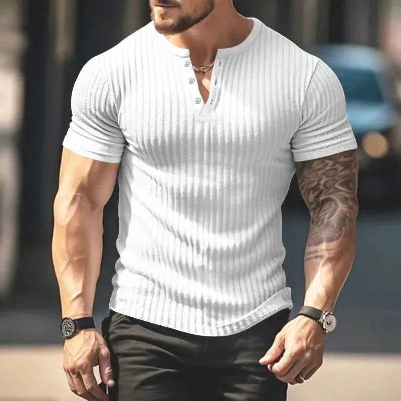 Summer knit T-shirt, Europe & US style - BON's
