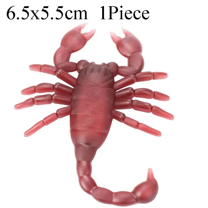 1PC Funny Fake Simulation Scorpion Jokes Pranks Maker Novelty Tricks Scorpion Toys Halloween Party Favors Decor for Home