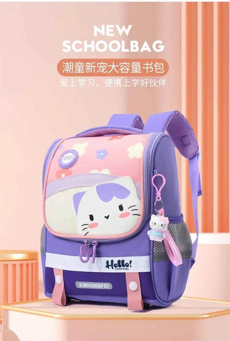 Kids Cartoon Backpack Large Waterproof Schoolbag - BON's