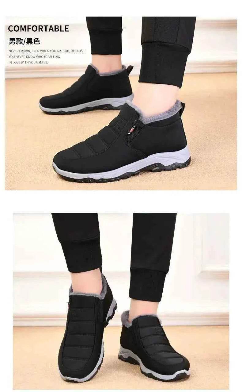 Women's Waterproof Snow Boots - Suede Winter Short Boots for Warmth and Comfort, Free Shipping - BON's