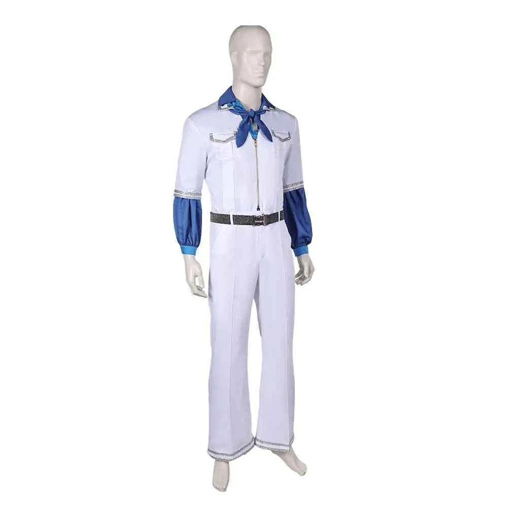 Anni-Frid Cosplay Kimono Agnetha Roleplay Retro Sleepwear Cloak Outfit Costume Halloween Party Fantasy Suit Bathrobe