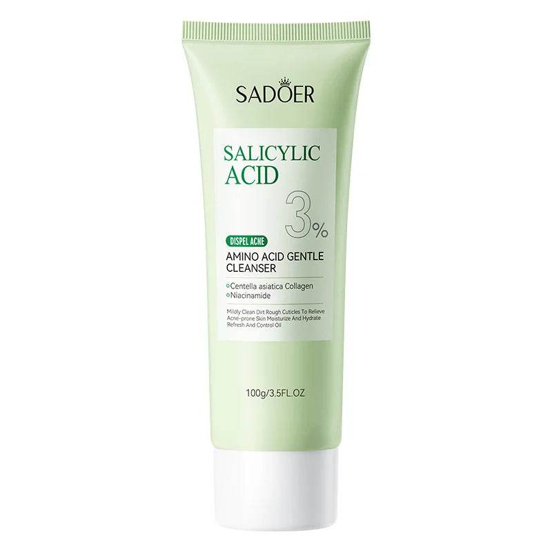 Deep Cleansing Salicylic Acid Face Wash with SPF 50+, Moisturizing Toner, and Whitening Formula - BON's