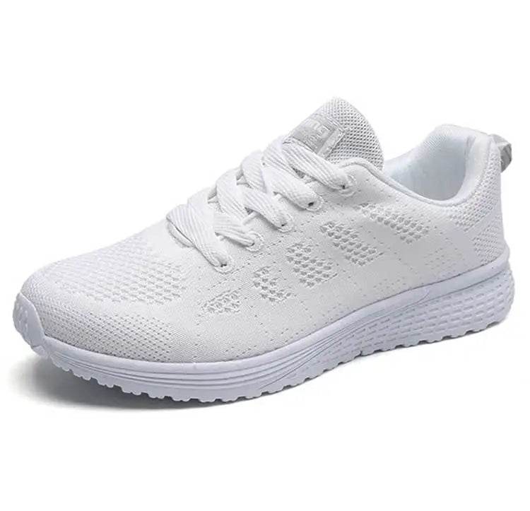 Women's Classic Sneakers - Casual Gym Sneakers for Women, White Vulcanize Shoes, Zapatillas Mujer - BON's