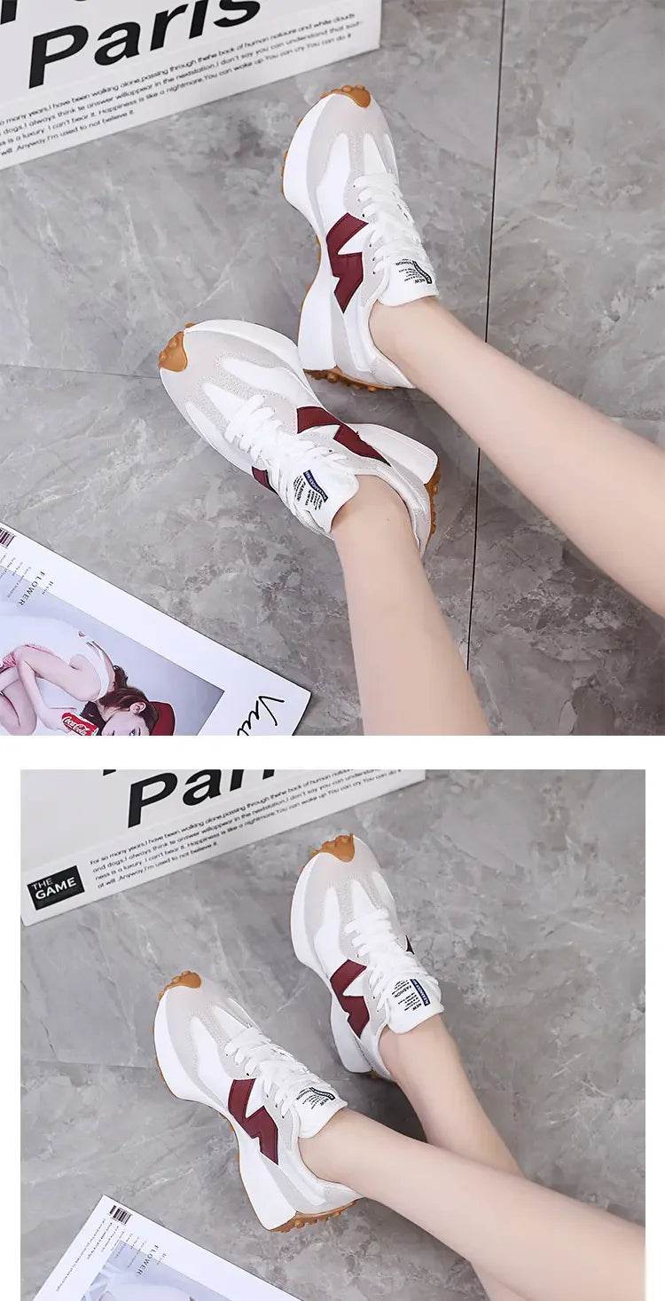 Women Luxury Sneakers - 2025 New Solid Color Knitted Slip-On Casual Breathable Ballet Flats and Loafers - BON's